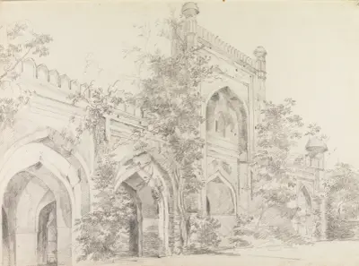 Original Drawings for Choix de Vues de L’Inde and Others Pl.53, William Hodges