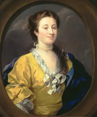 Porträt einer Dame von William Hogarth