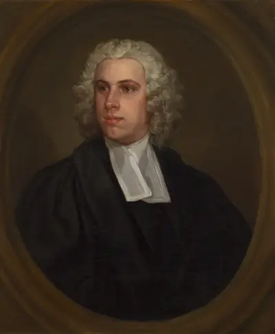 Der Reverend John Lloyd, DD von William Hogarth