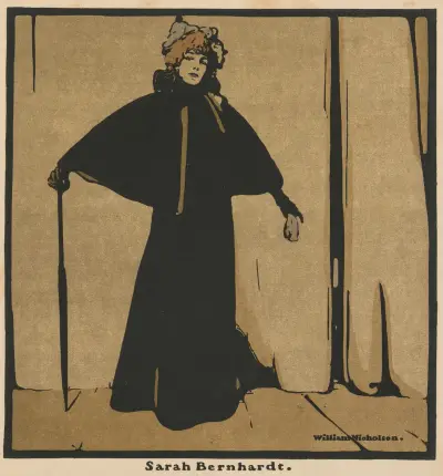 Sarah Bernhardt av William Nicholson