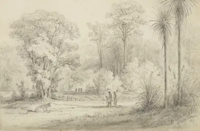 Hutt Road, from the windows of Hawkeshead av William Swainson