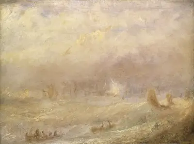 A View of Deal av Joseph Mallord William Turner