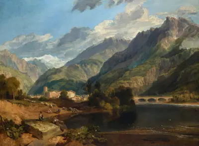 Bonneville, Savojsko, 1803, Joseph Mallord William Turner