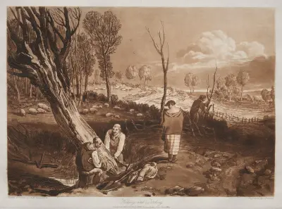 Hedging and Ditching av Joseph Mallord William Turner
