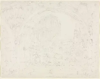 Hereford Cathedral av Joseph Mallord William Turner
