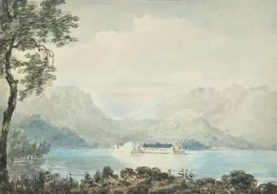 Isola Bella, Isole Borromee, on Lake Maggiore, Italy av Joseph Mallord William Turner