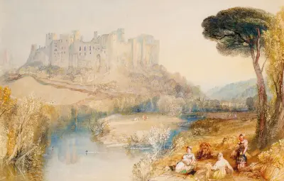 Ludlow Castle, Shropshire av Joseph Mallord William Turner