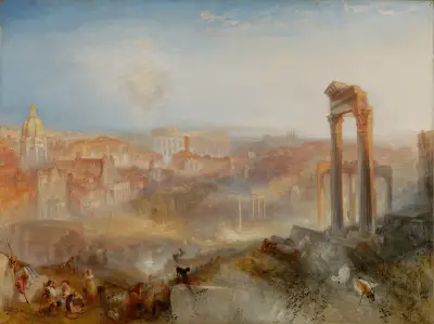 Moderní Řím – Campo Vaccino, Joseph Mallord William Turner