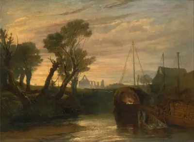 Newark Abbey von Joseph Mallord William Turner