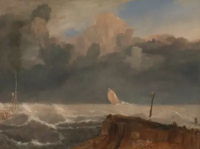 Port Ruysdael av Joseph Mallord William Turner