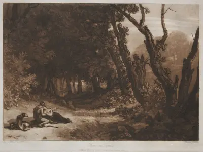 Procris and Cephalus av Joseph Mallord William Turner