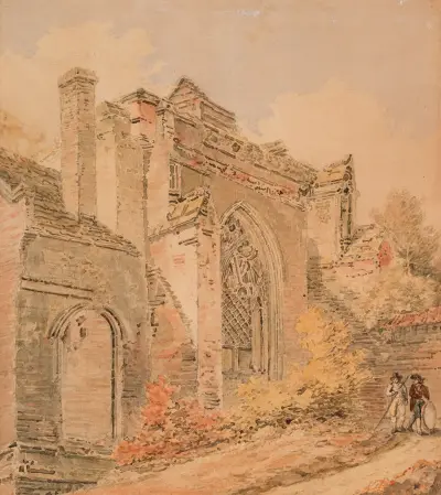 Saint Albans Abbey, Hertfordshire von Joseph Mallord William Turner