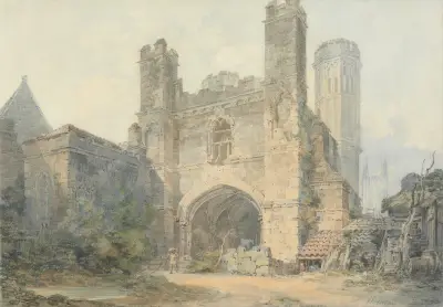 Saint Augustine’s Gate, Canterbury av Joseph Mallord William Turner