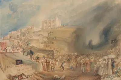 Kopec svaté Kateřiny, Guildford, Surrey, Joseph Mallord William Turner