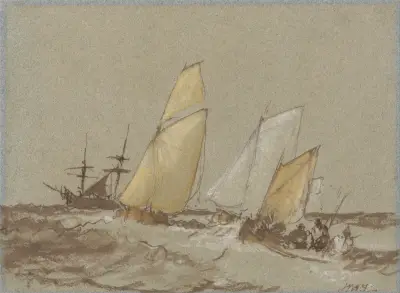 Shipping av Joseph Mallord William Turner