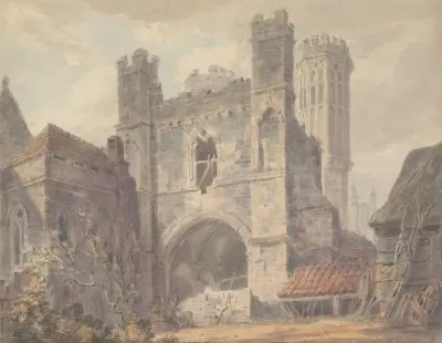 St. Augustine’s Gate, Canterbury av Joseph Mallord William Turner
