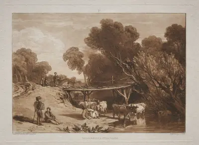Most i krowy, Joseph Mallord William Turner