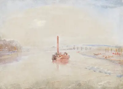 Der Zusammenfluss von Seine und Marne bei Charenton, Frankreich von Joseph Mallord William Turner