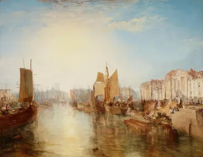 Dieppes přístav, Joseph Mallord William Turner