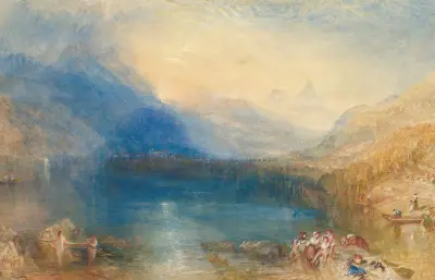 The Lake of Zug av Joseph Mallord William Turner