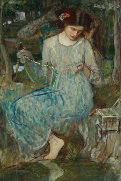 The Necklace av John William Waterhouse