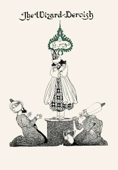 Forty-four Turkish fairy tales Pl 12 av Willy Pogany