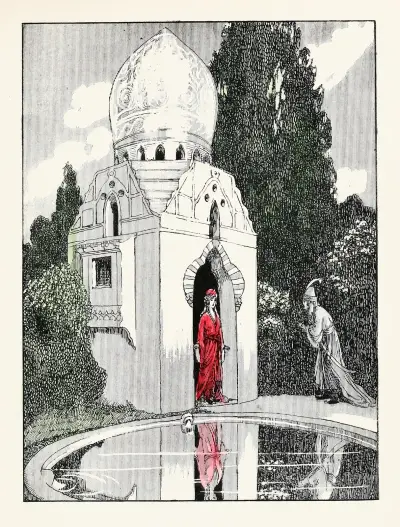 Forty-four Turkish fairy tales Pl 27 av Willy Pogany