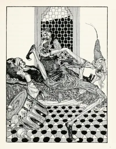 Forty-four Turkish fairy tales Pl 31 av Willy Pogany