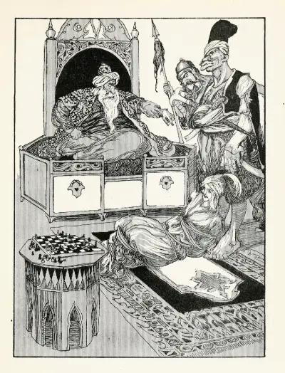 Forty-four Turkish fairy tales Pl 37 av Willy Pogany