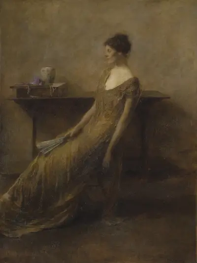 Dáma ve zlatém, Thomas Wilmer Dewing