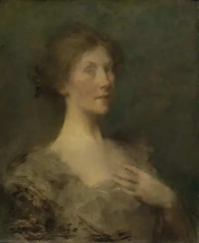 Portrét dámy, Thomas Wilmer Dewing