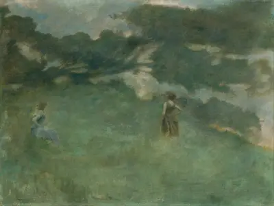 Eremitdrush, Thomas Wilmer Dewing