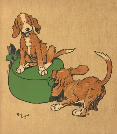 A Quarrel over the footstool, Cecil Charles Windsor Aldin