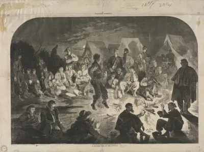Bivak u Potomacu, Winslow Homer