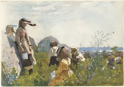 Sběračky bobulí, Winslow Homer