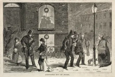Christmas Out of Doors av Winslow Homer
