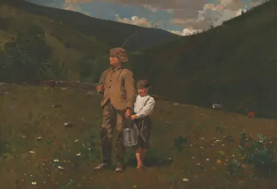 Přechod pastviny, Winslow Homer