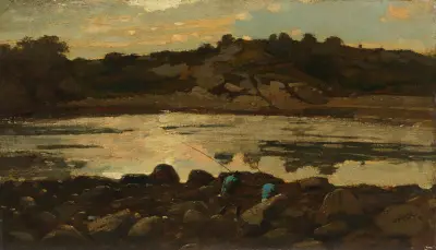 Lobster Cove, Manchester, Massachusetts, Winslow Homer