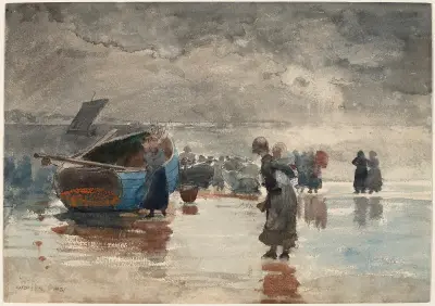On the Sands av Winslow Homer