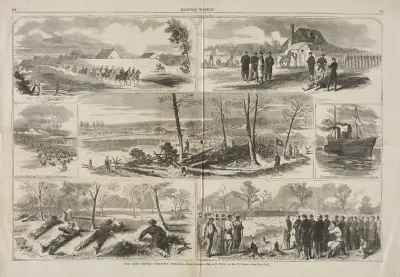 Naše armáda před Yorktownem ve Virginii, Winslow Homer