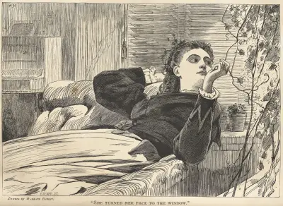 Obrátila tvář k oknu, Winslow Homer