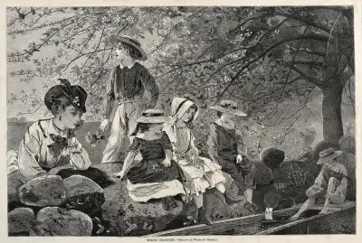 Wiosenne kwiaty, Winslow Homer