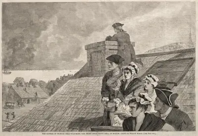 The Battle of Bunker Hill – Watching the Fight from Copp’s Hill, in Boston av Winslow Homer