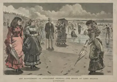 Pláž v Long Branch, 1869 – Nr. 2, Winslow Homer