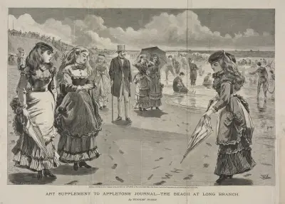 Pláž v Long Branch, 1869 – Nr. 1, Winslow Homer