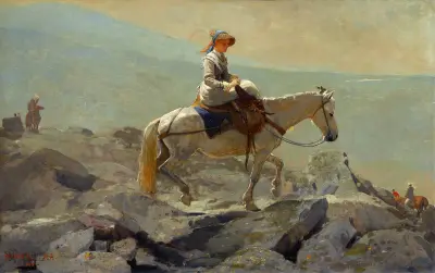 Jezdecká stezka, White Mountains, Winslow Homer