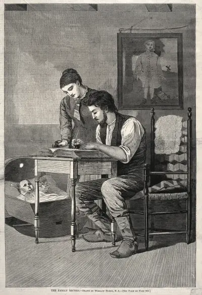 The Family Record av Winslow Homer