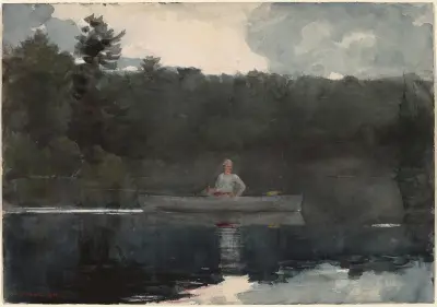 Osamělý rybář, Winslow Homer
