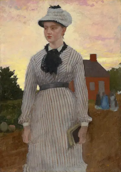 Červený školní dům, Winslow Homer