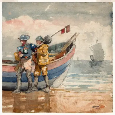 Návrat, Tynemouth, Winslow Homer